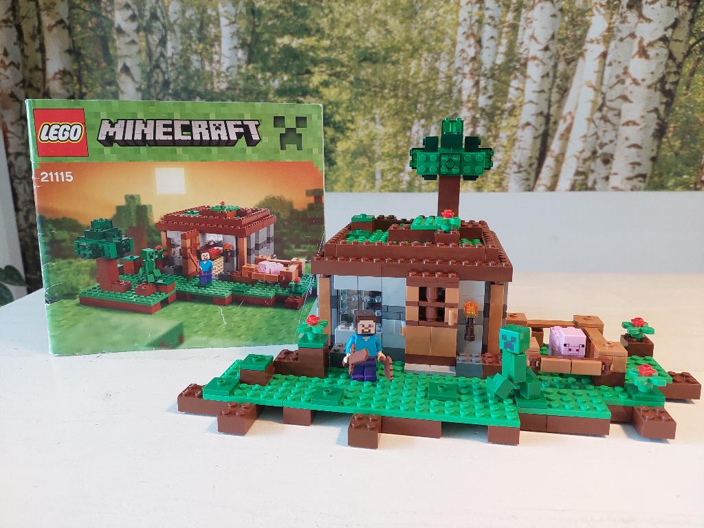 Lego Minecraft The First Night 21115, Minecraft, Lego, Ophalen of Verzenden, Complete set