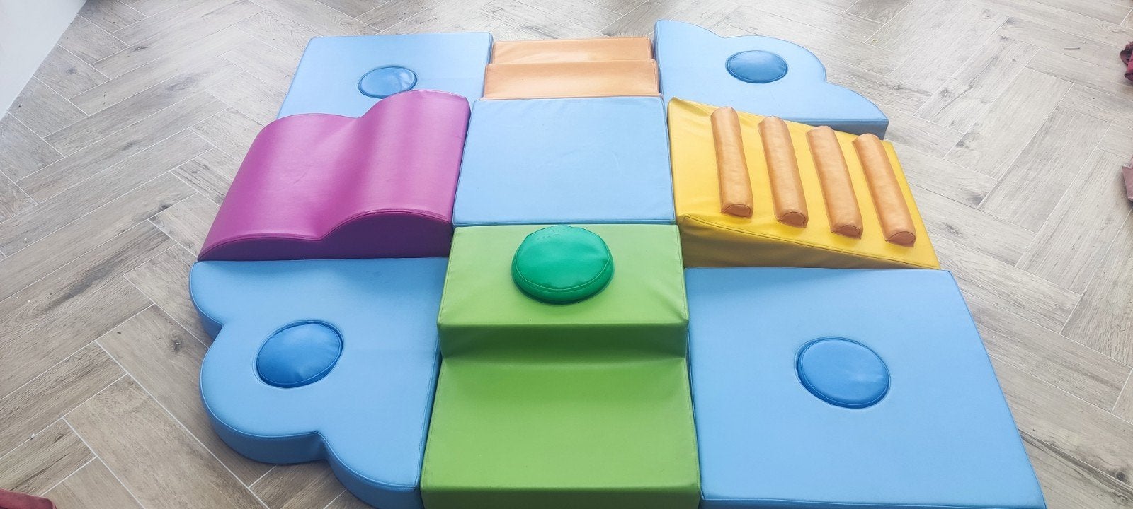 Foam blokken Moje Bambino, Kinderen en Baby's, Ophalen, Zo goed als nieuw, Jongen of Meisje