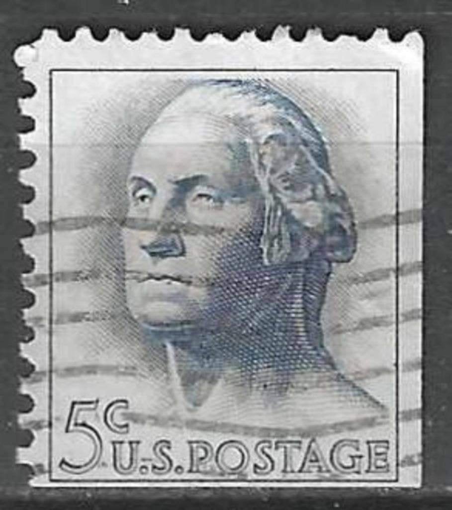 USA 1962/1963 - Yvert 741RO - George Washington (ST), Verzenden, Gestempeld, Noord-Amerika