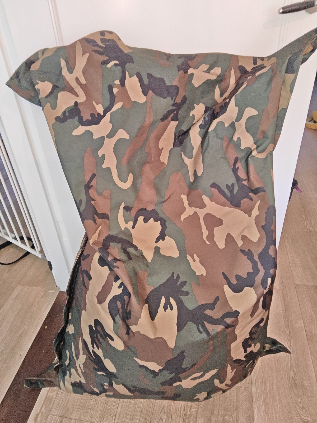 Grote zitzak, ligkussen hond binnen/buiten, camouflageprint,, Ophalen, Zo goed als nieuw, Meerkleurig, Zitzak