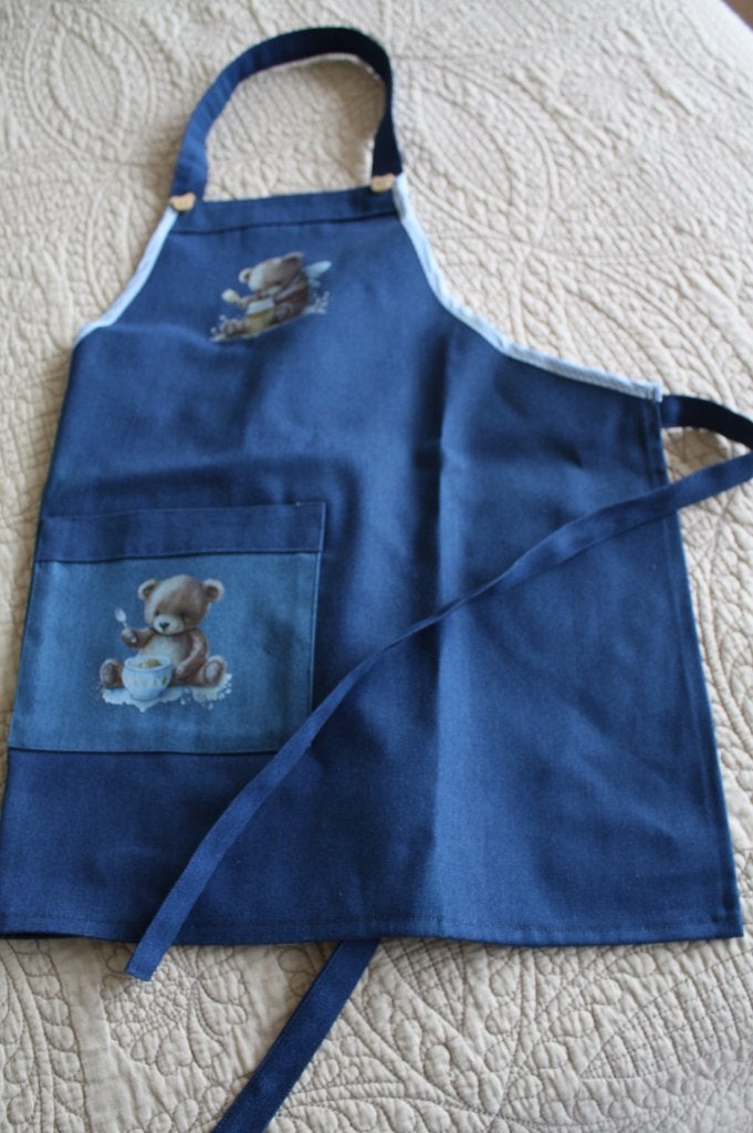 kinder schort, Schort, Blauw, Nieuw, Overige materialen