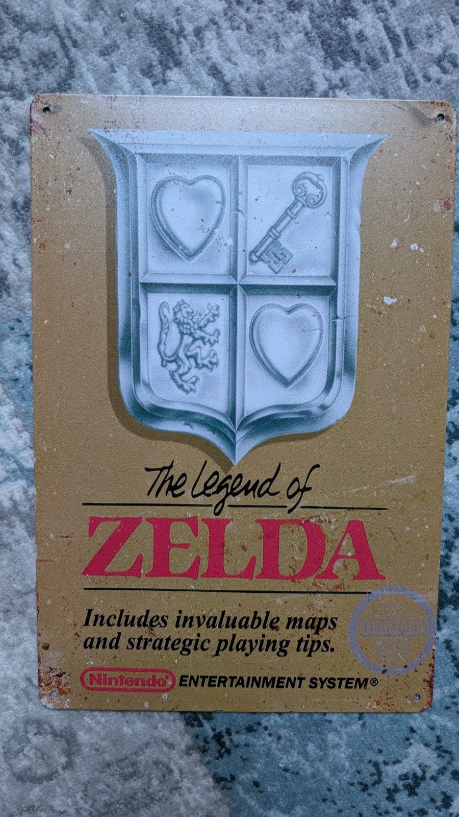The Legend of Zelda NES  wandplaat, Avontuur en Actie, Gebruikt, 1 speler, Ophalen of Verzenden