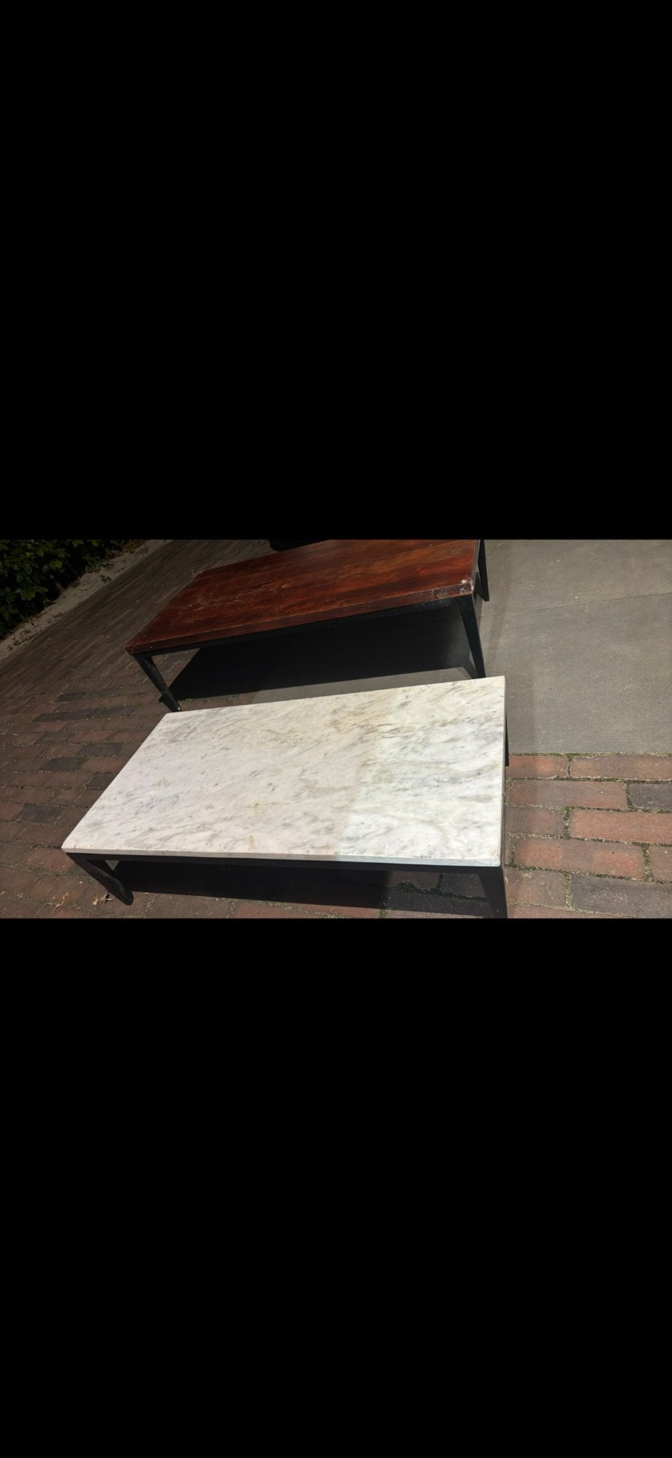 Set van 2 salontafels, Ophalen, Gebruikt, Rond, 50 tot 100 cm