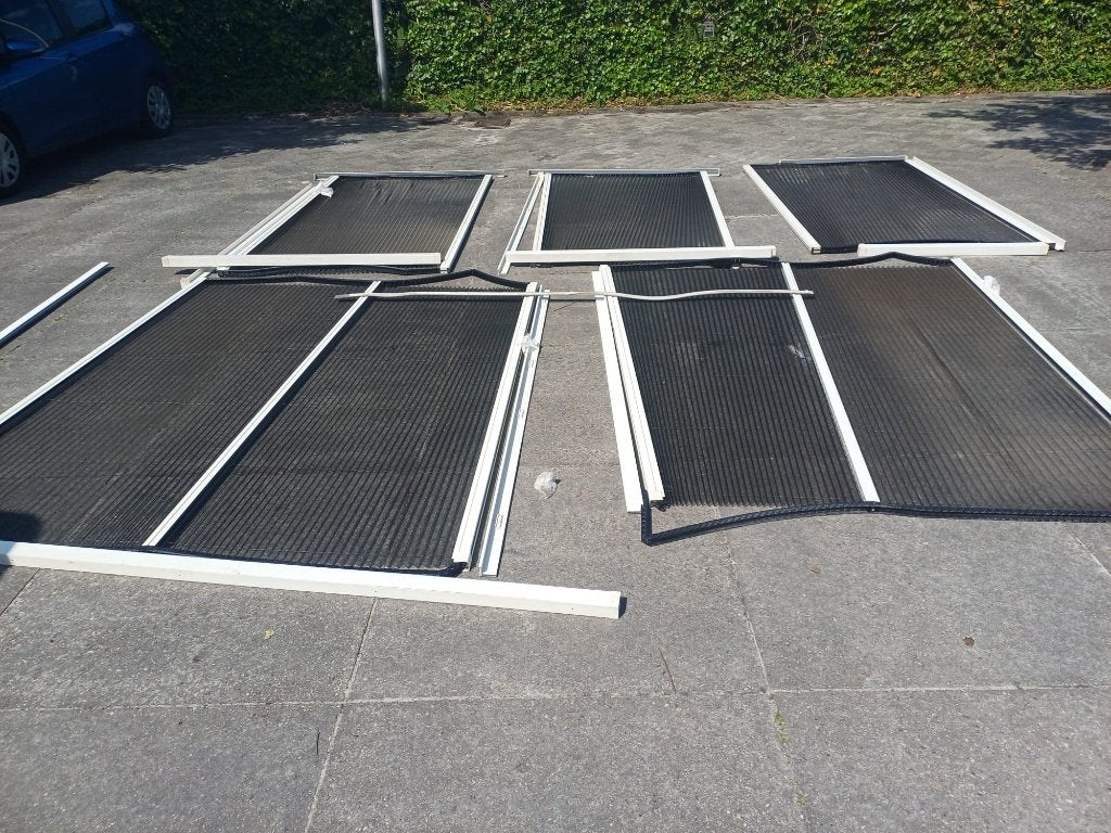 Rolluik, Doe-het-zelf en Verbouw, Rolluiken, Ophalen, Gebruikt, 100 tot 150 cm, 200 cm of meer