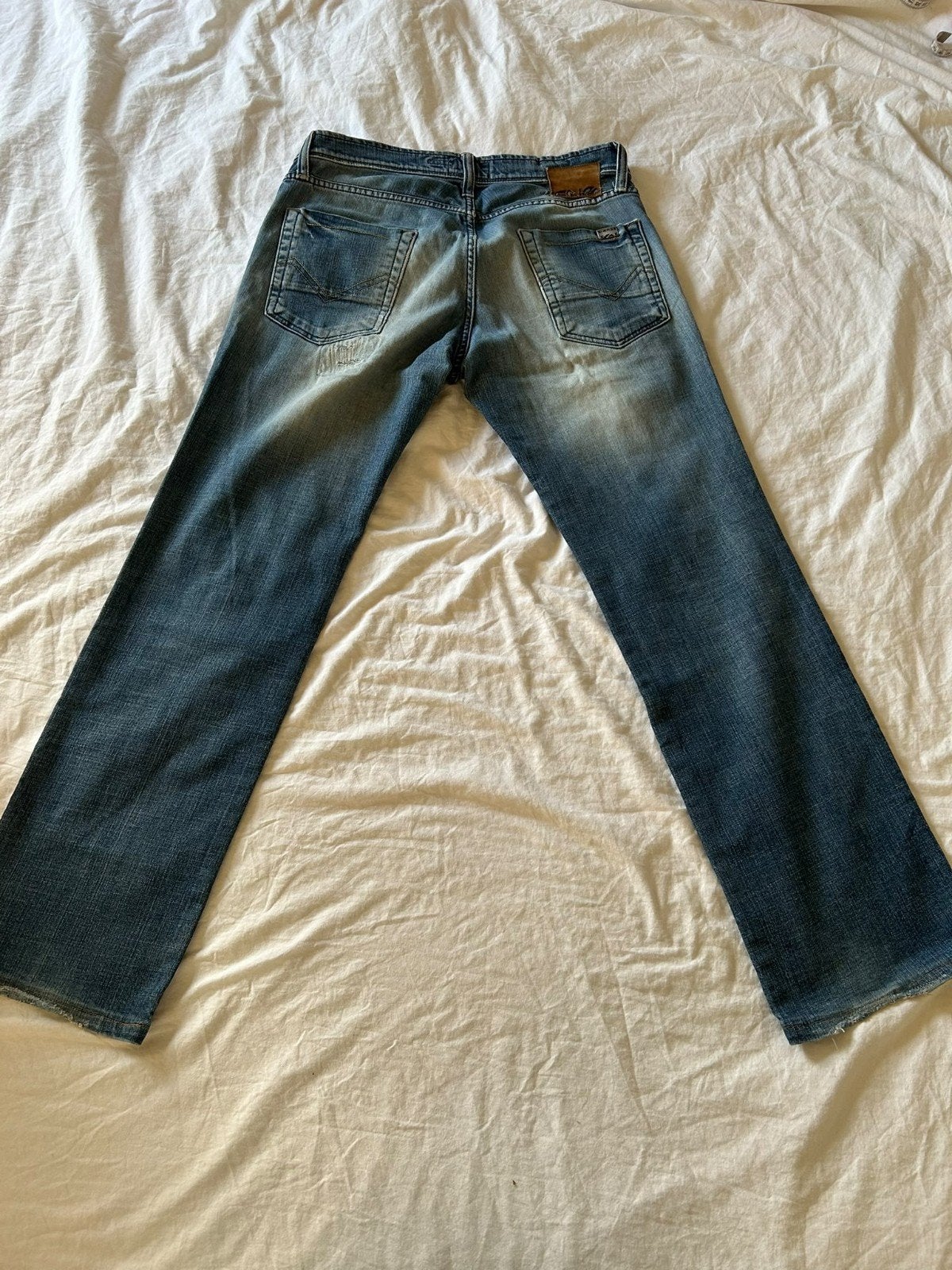 Vintage Energie jeans "Tony Champa" Y2K stijl W34 L36, Energie, Blauw, Ophalen of Verzenden, W33 - W34 (confectie 48/50)