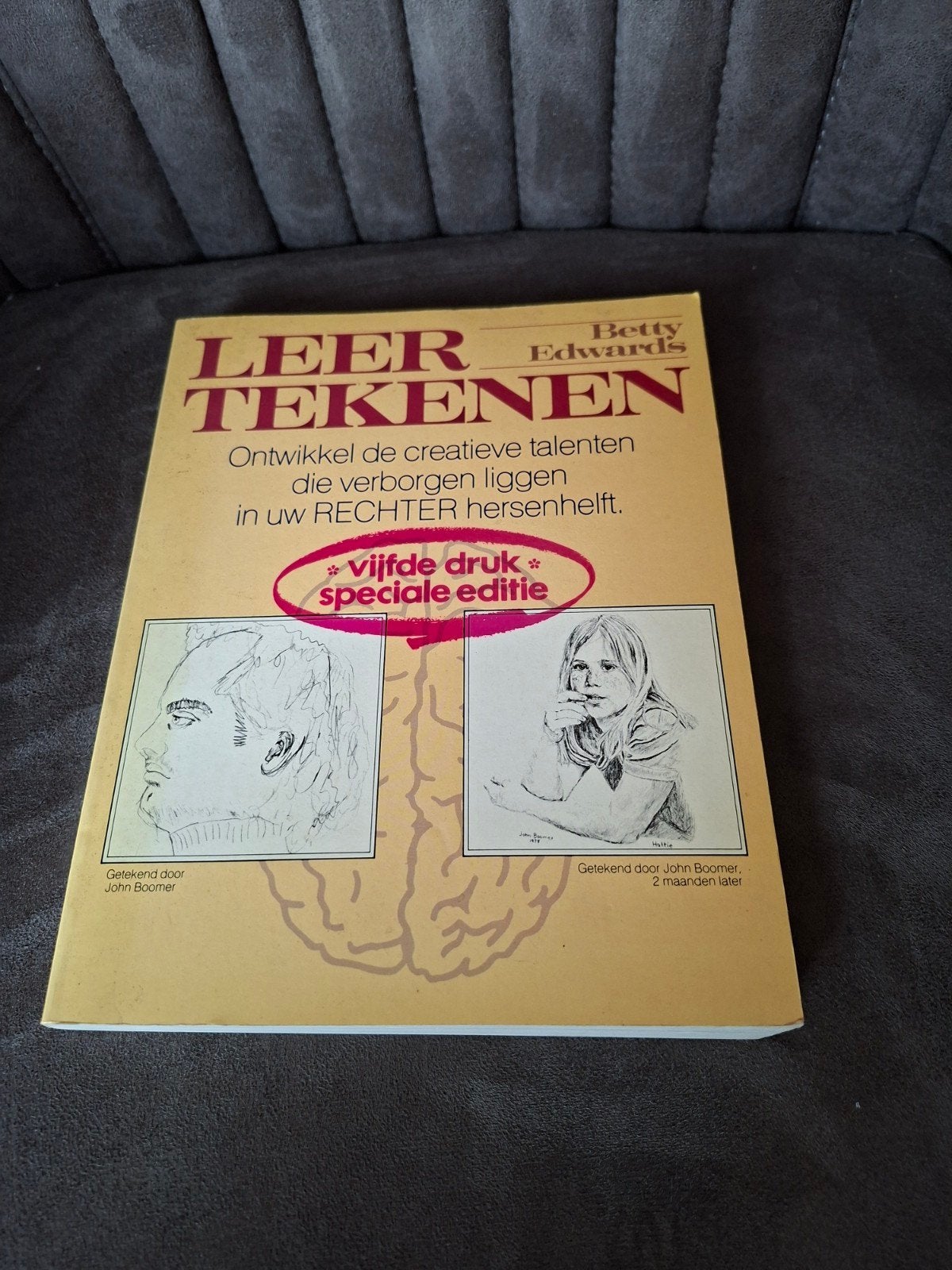 Leer Tekenen - Betty Edwards (vijfde druk), Ophalen of Verzenden, Gebruikt, Boek of Gids