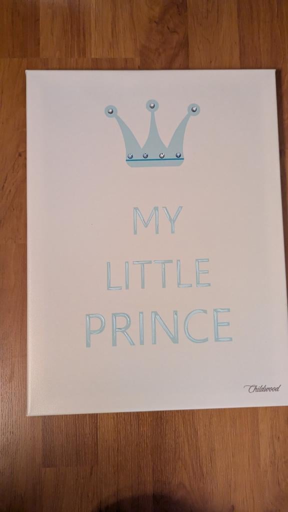 "Schilderij" My litle prince, Minder dan 50 cm, Gebruikt, Ophalen of Verzenden, Print