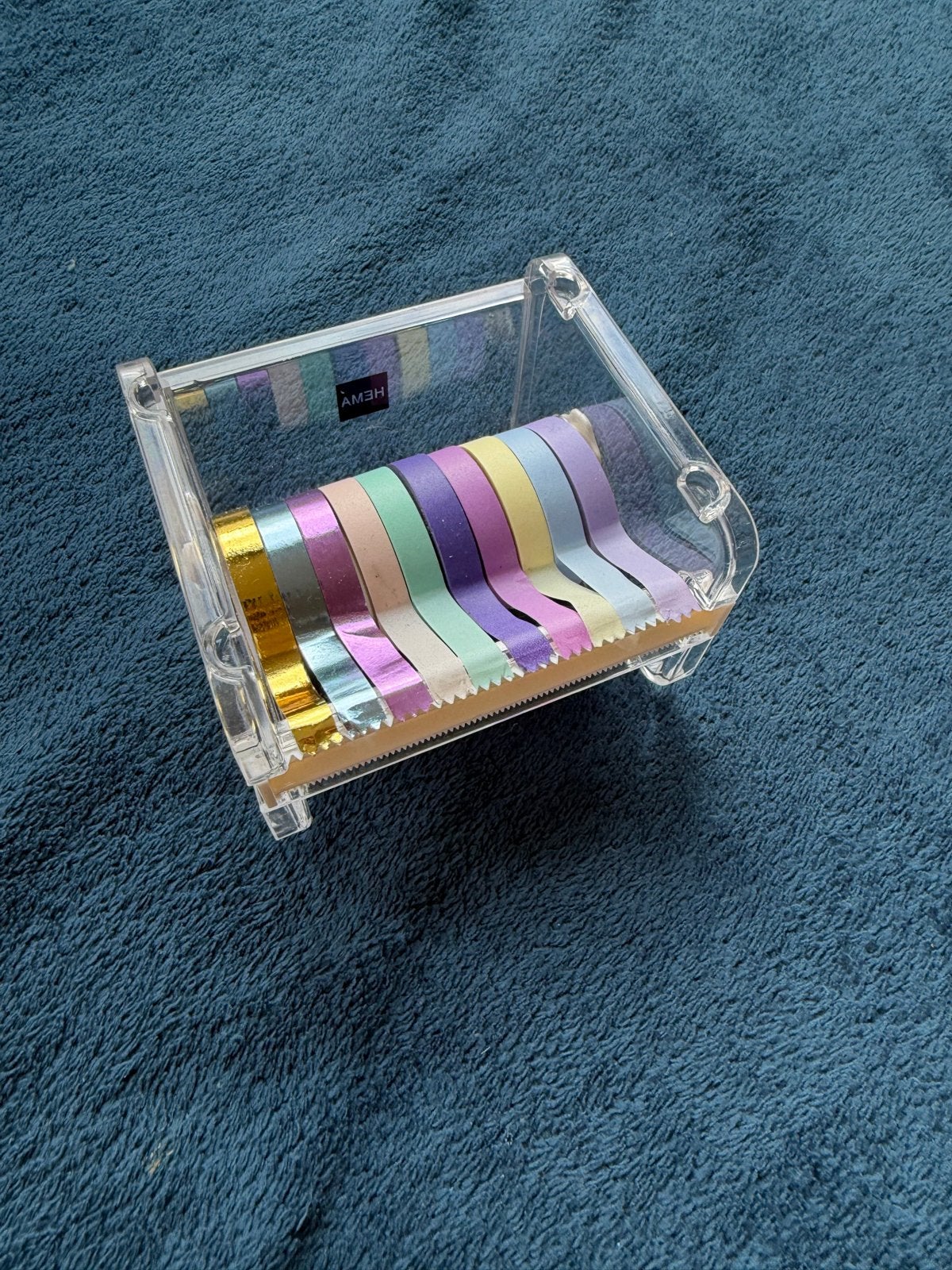 Hema Washi Tape Dispenser met Tapes, Overige thema's, Meerkleurig, Ophalen of Verzenden, Zo goed als nieuw