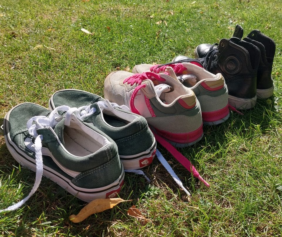 3 paar kinderschoenen maat 34 – Ecco(32), Vans & Pepe Jeans, Ophalen, Gebruikt, Meisje, Schoenen