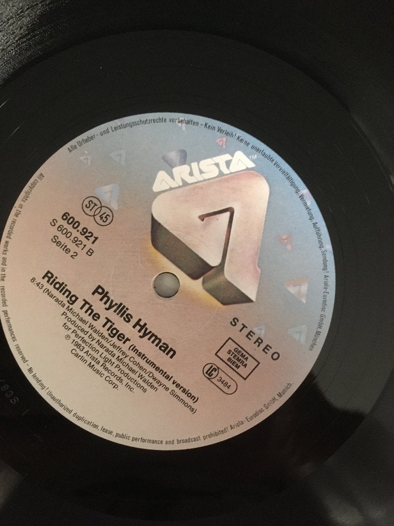 Phyllis Hyman – Riding The Tiger, Gebruikt, Overige genres, Ophalen of Verzenden, 12 inch