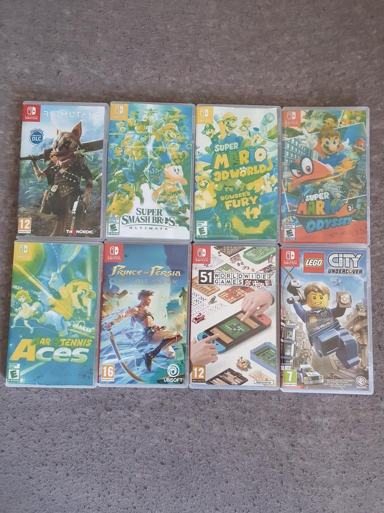 Nintendo Switch Games - Diverse Titels (8 stuks), Spelcomputers en Games, Games | Nintendo Switch, Overige genres, Ophalen of Verzenden