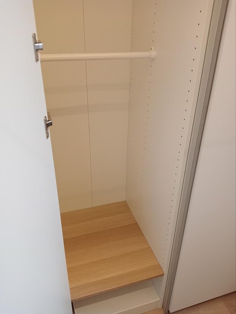 Pax Kast 50x58x236 incl deur, roedel en 7 planken, Ophalen, Met deur(en), 200 cm of meer, 50 tot 100 cm