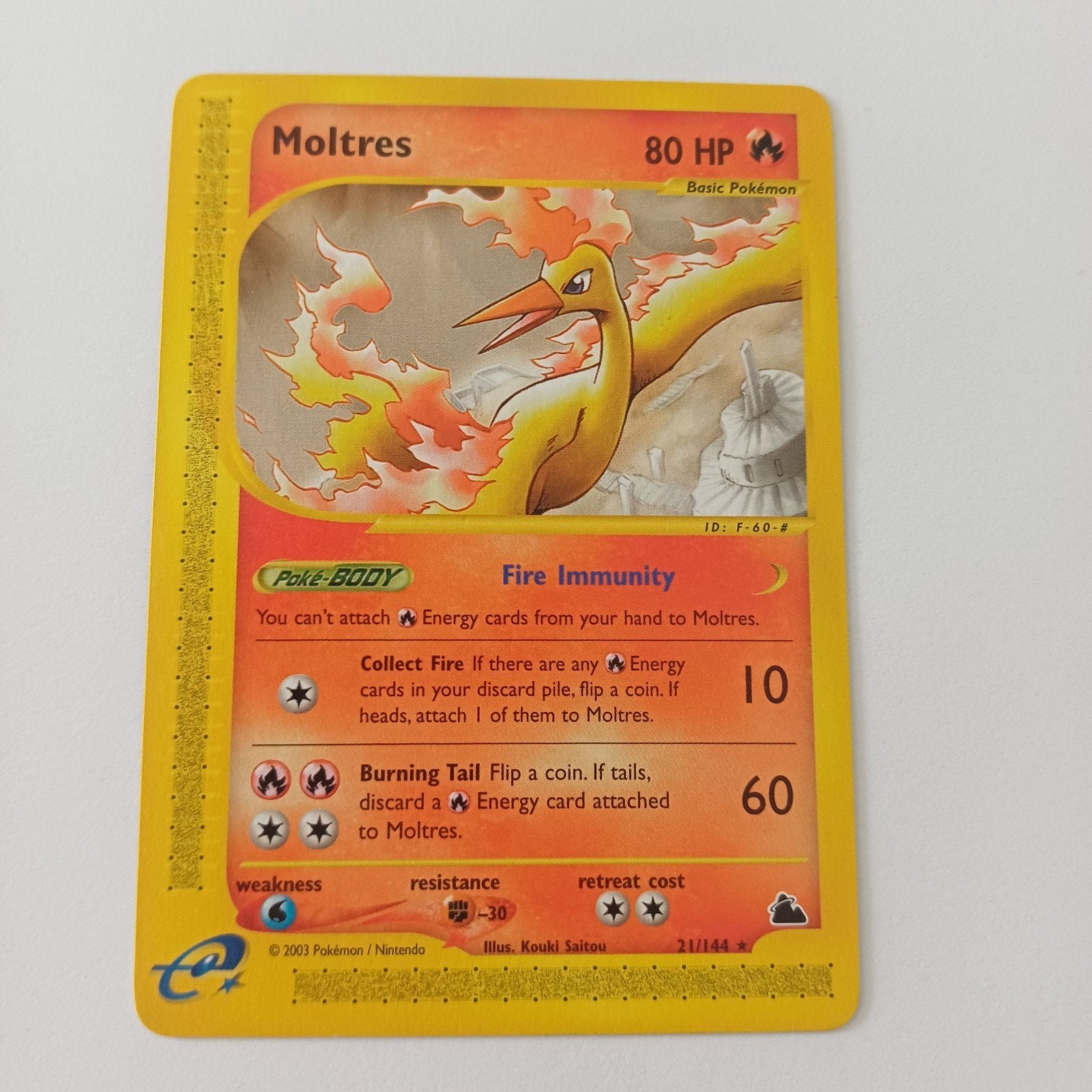 Moltress 21/144 skyridge NM, Ophalen of Verzenden, Zo goed als nieuw