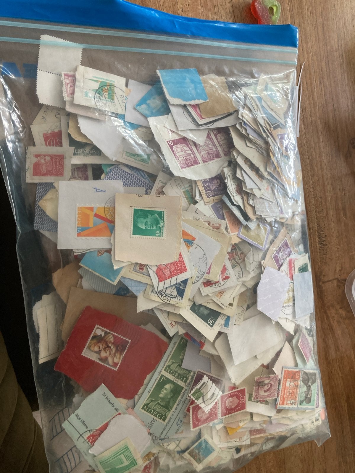 Grote verzameling postzegels uit diverse landen, Ophalen of Verzenden, Overige landen, Gestempeld
