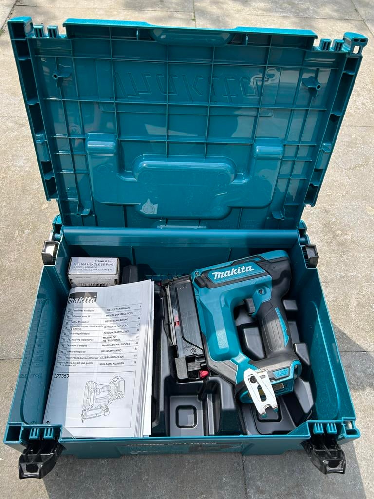 Makita 18V DPT353 pintacker nieuw in Mbox tacker nageltacker, Ophalen of Verzenden, Nieuw