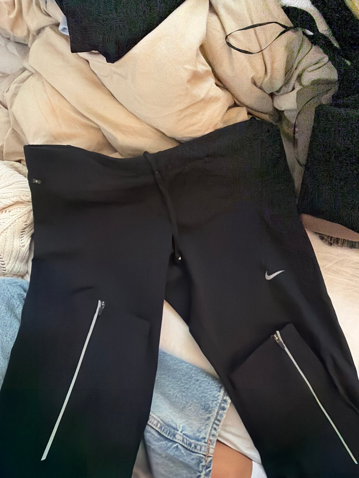 Nike sportlegging dames - Zwart, Ophalen of Verzenden, Gedragen, Zwart, Fitness of Aerobics
