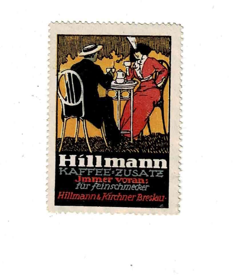 Oude Duitse sluitzegel van "HILLMANN", Verzamelen, Verzenden, Zo goed als nieuw, Overige typen