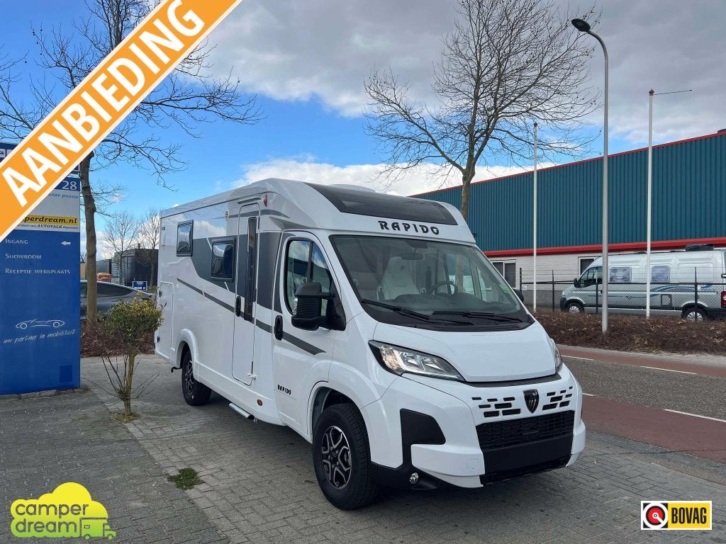 Rapido C50 C50 L=6,59m + Queensbed SUPER AANBIEDIING!, Automaat, Chemisch toilet, Fiat, 6 tot 7 meter