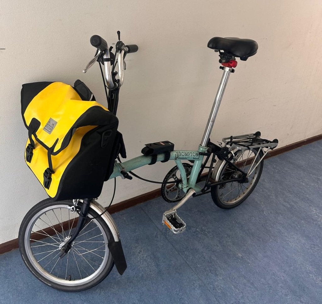 Bromptom vouwfiets, Ophalen, Gebruikt, Brompton, Velgrem