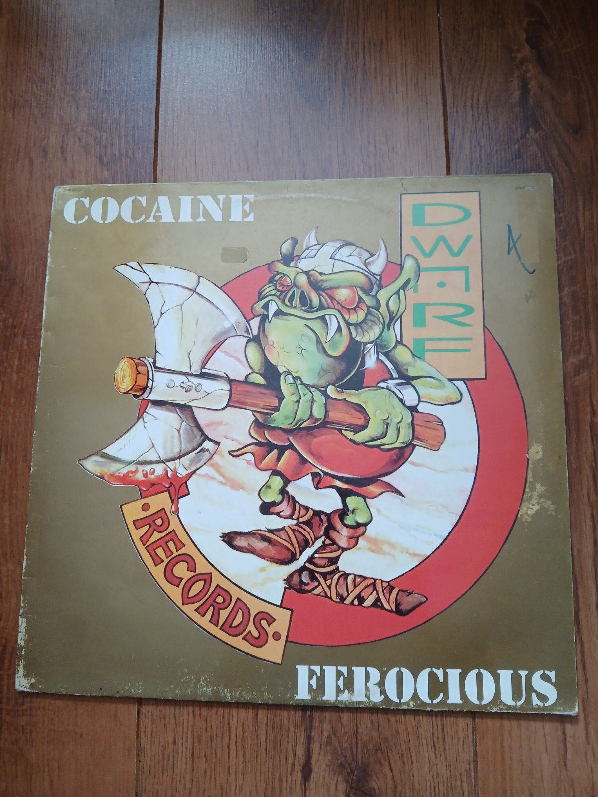 Ferocious - Cocaine (Dwarf Records), Gebruikt, Hardcore, Originele persing, Ophalen of Verzenden