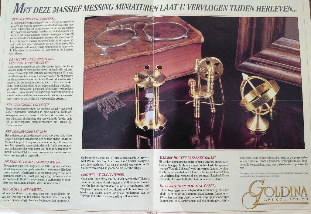 Victoria collectie  Goldina Art, Verzamelen, Ophalen of Verzenden