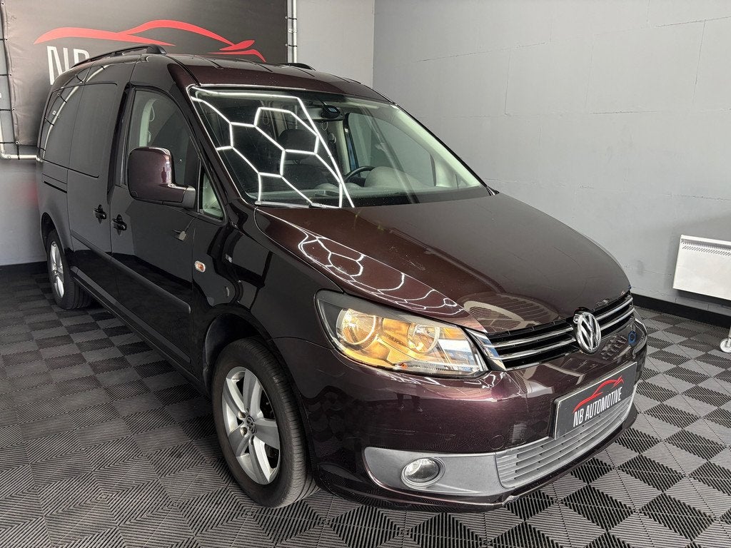 Volkswagen Caddy Maxi 1.2 TSI Comfortline Rolstoelauto, Auto's, Volkswagen, Euro 5, Gebruikt, Zwart, 4 cilinders