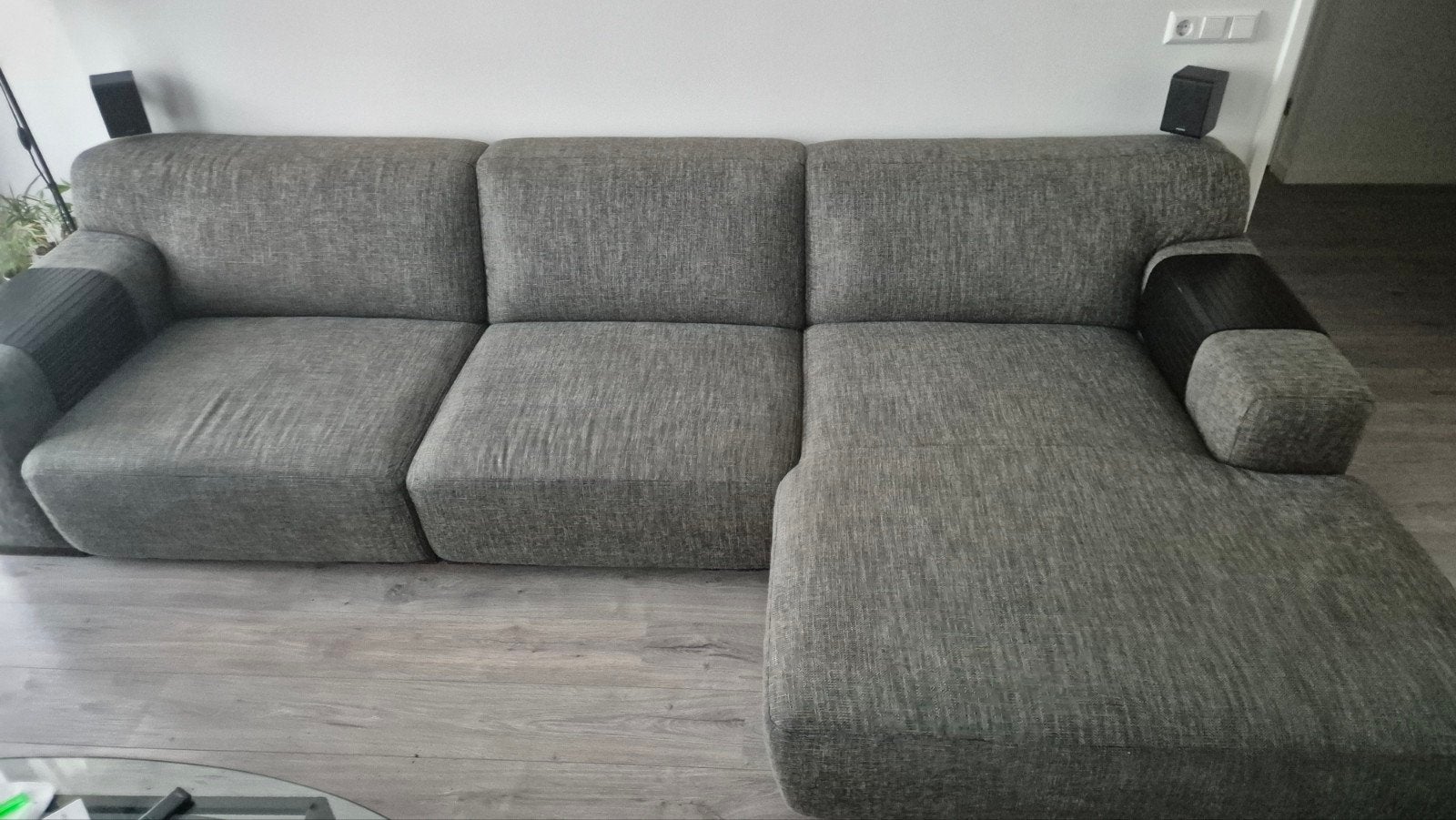 Grote bank 330cm breed, Huis en Inrichting, Banken | Bankstellen, Ophalen, Gebruikt, Hoekbank, 300 cm of meer