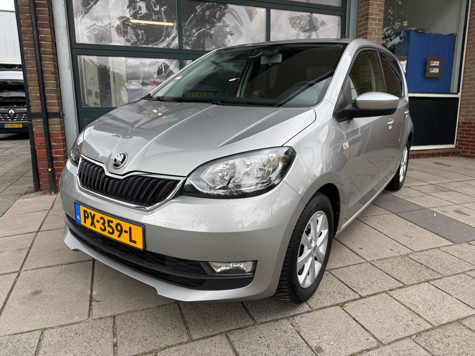 Skoda Citigo 1.0 60pk 3D 2018 | Airco | Cruise | Bluetooth, Auto's, Voorwielaandrijving, Stof, Zwart, 4 stoelen