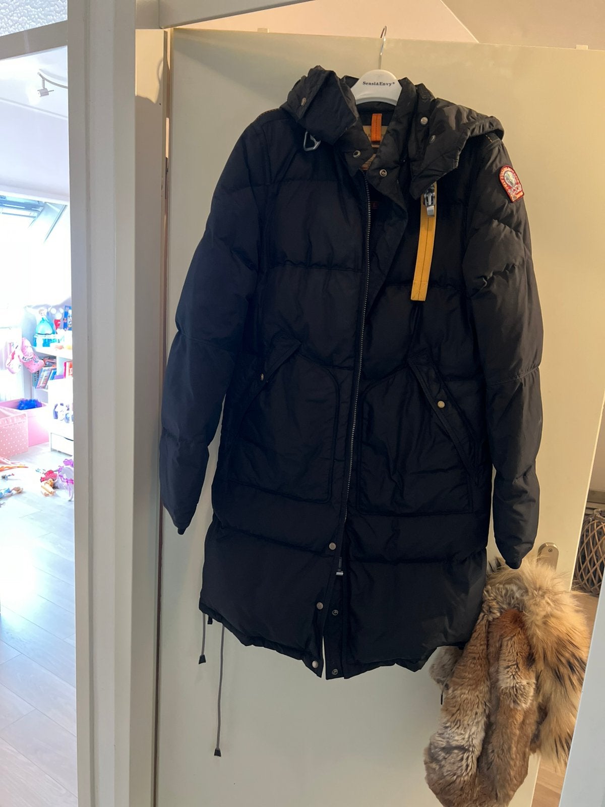 Parajumper jas zwart, Ophalen, Zo goed als nieuw, Maat 46/48 (XL) of groter, Zwart