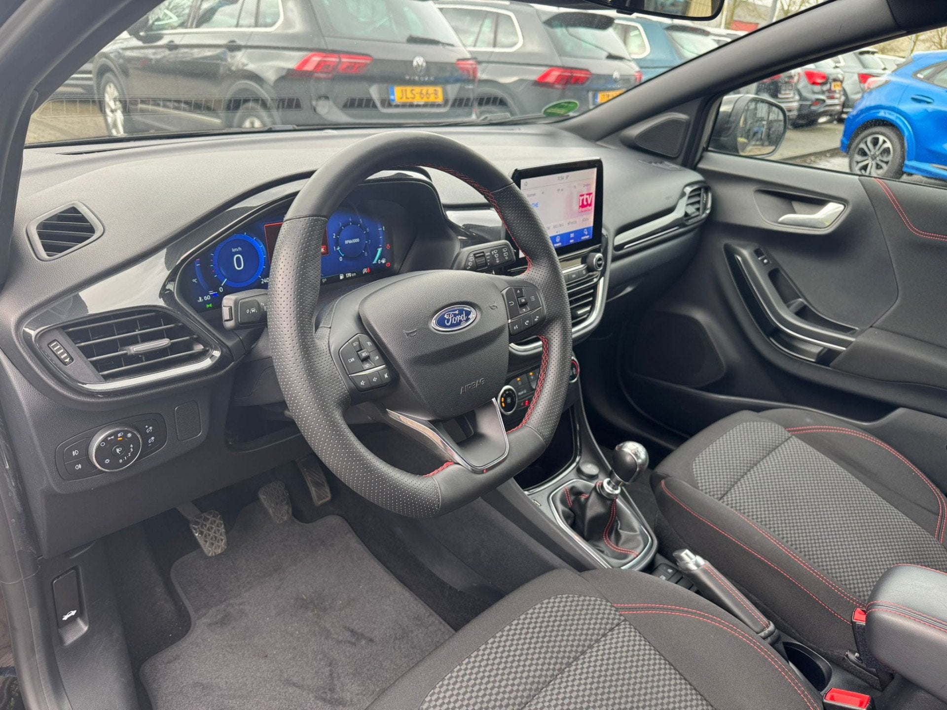 Ford Puma 1.0 EcoBoost Hybrid ST-Line virtual cockpit, stoel, Auto's, Voorwielaandrijving, Zwart, Bedrijf, Handgeschakeld