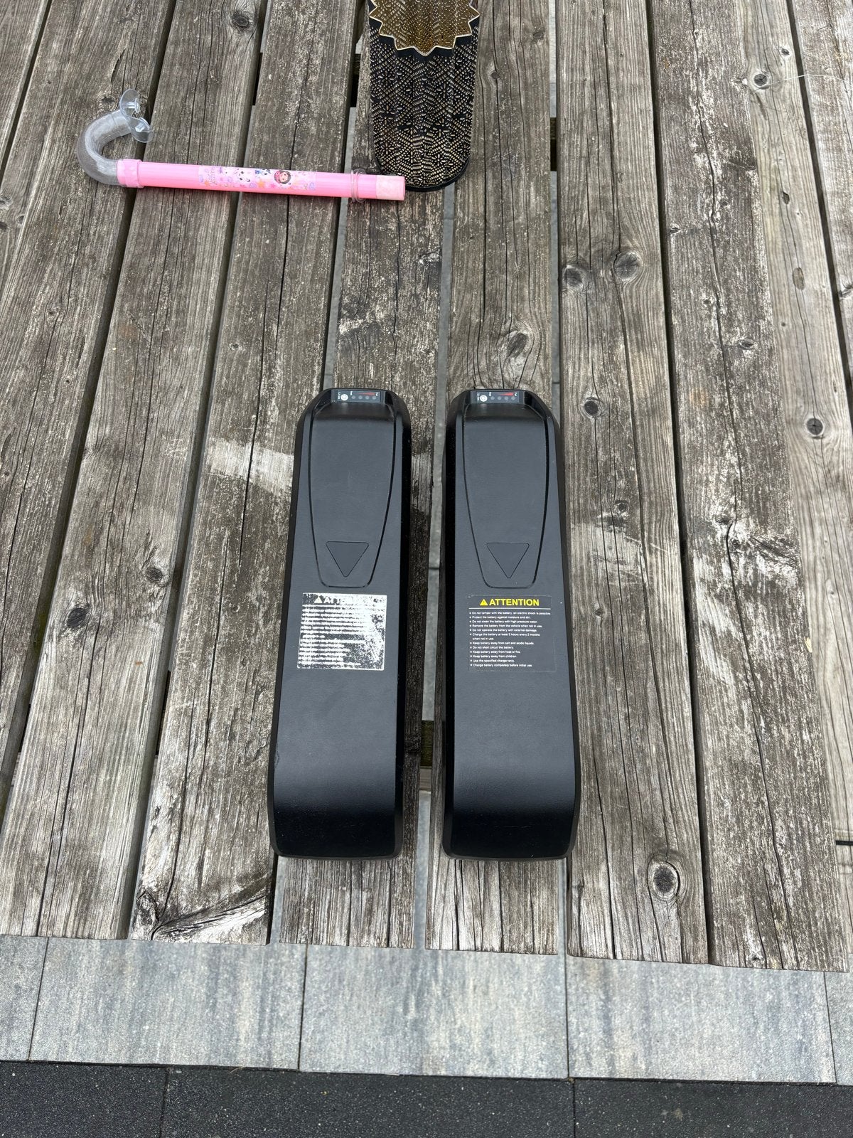 E-bike accu's (2 stuks), Ophalen of Verzenden, Zo goed als nieuw