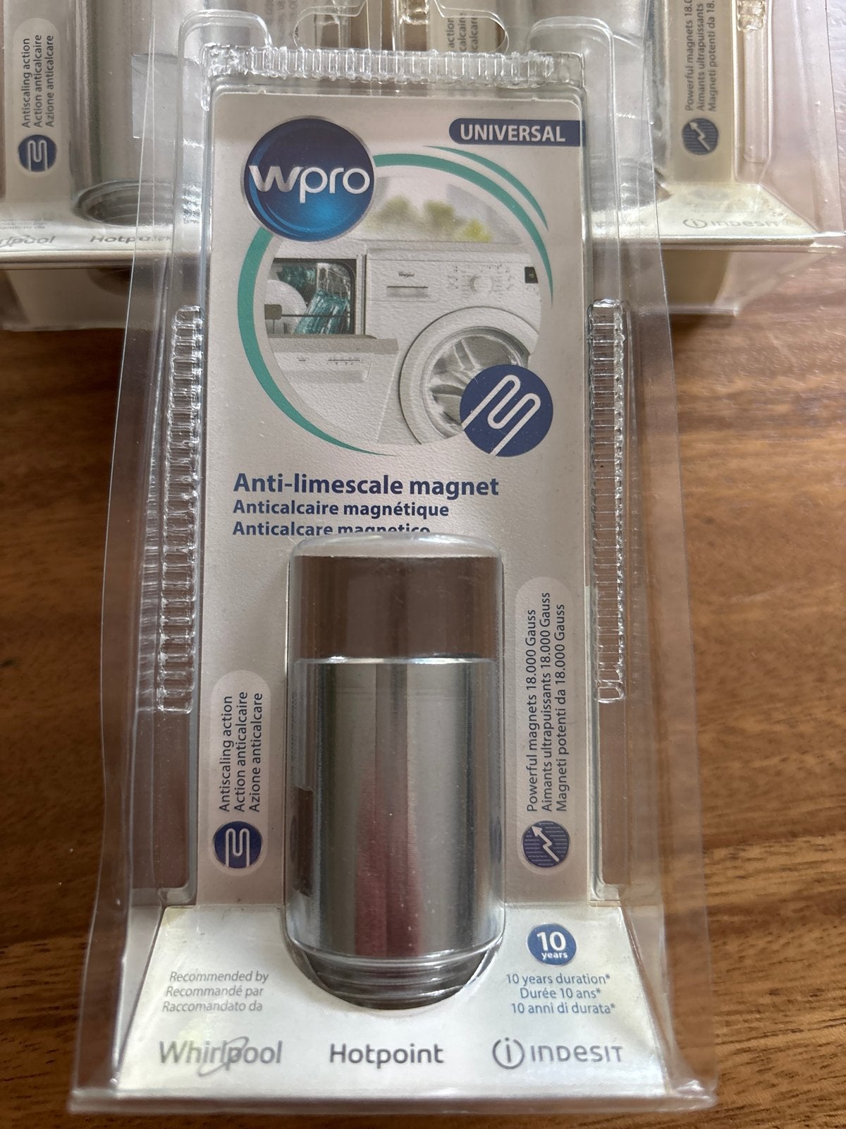 Wpro Anti-kalk magneet universeel voor wasmachine/vaatwasser, Ophalen of Verzenden, Nieuw