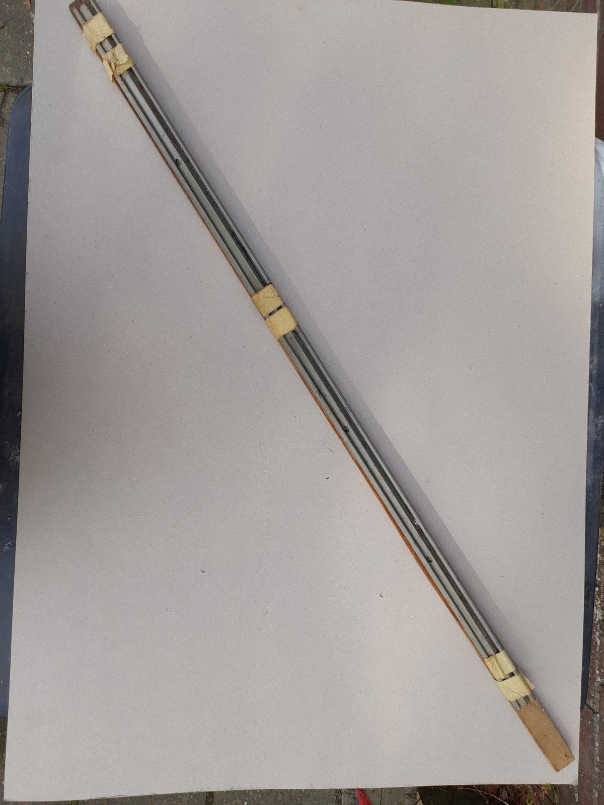 Citroën AZU 250 of 350 scharnieren strips achterdeuren NOS, Auto diversen, Ophalen of Verzenden