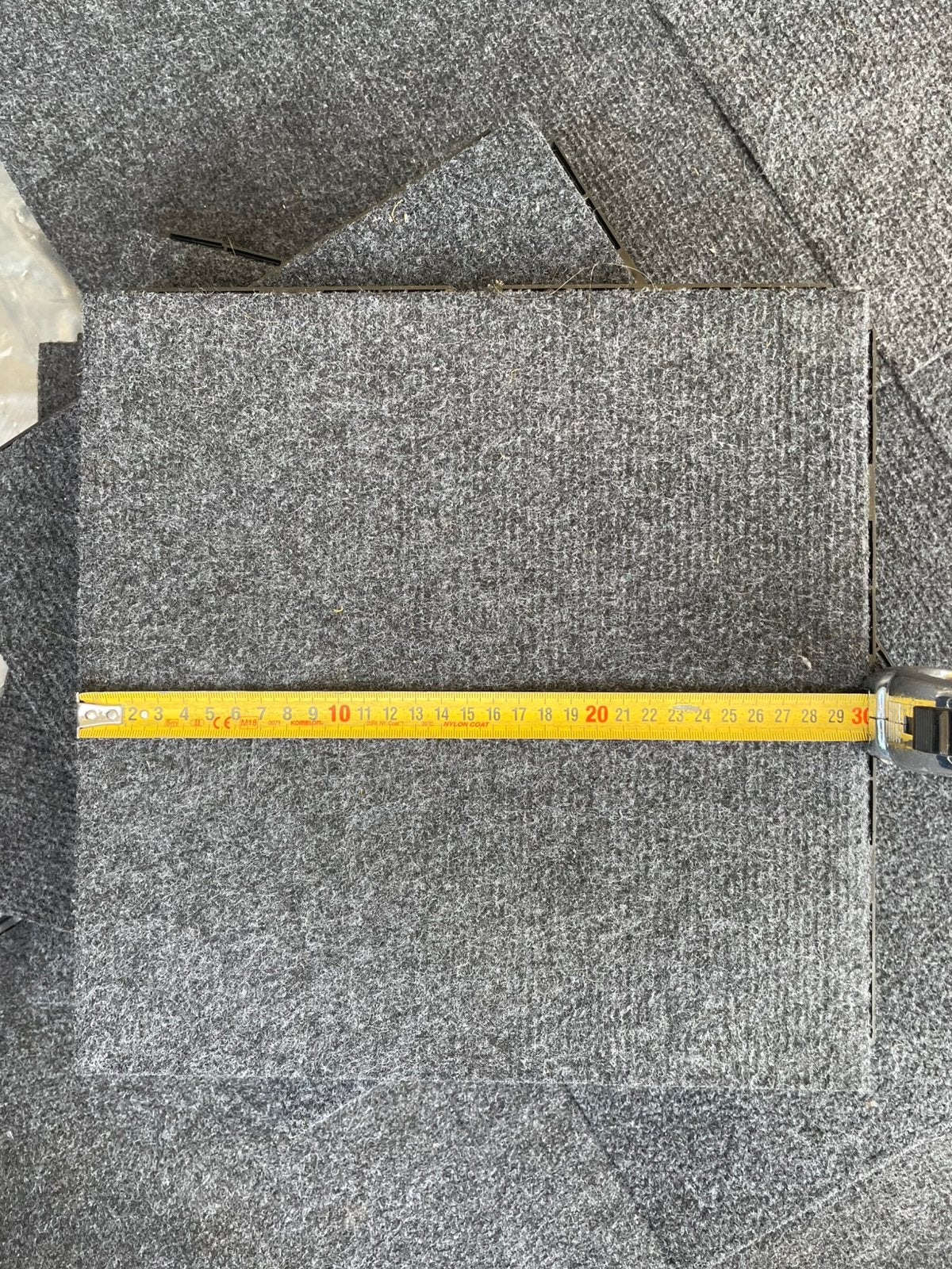Ikea RUNNEN tapijttegels met kunststof onderkant, Ophalen of Verzenden, Gebruikt