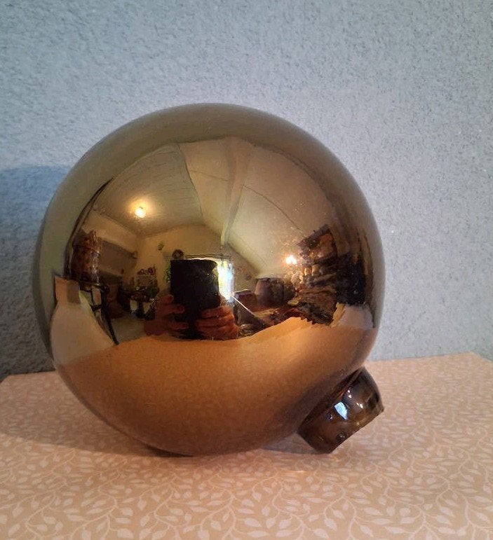Heksenbol heksenbal kogel glazen bol. kerstbal, Antiek en Kunst, Ophalen of Verzenden