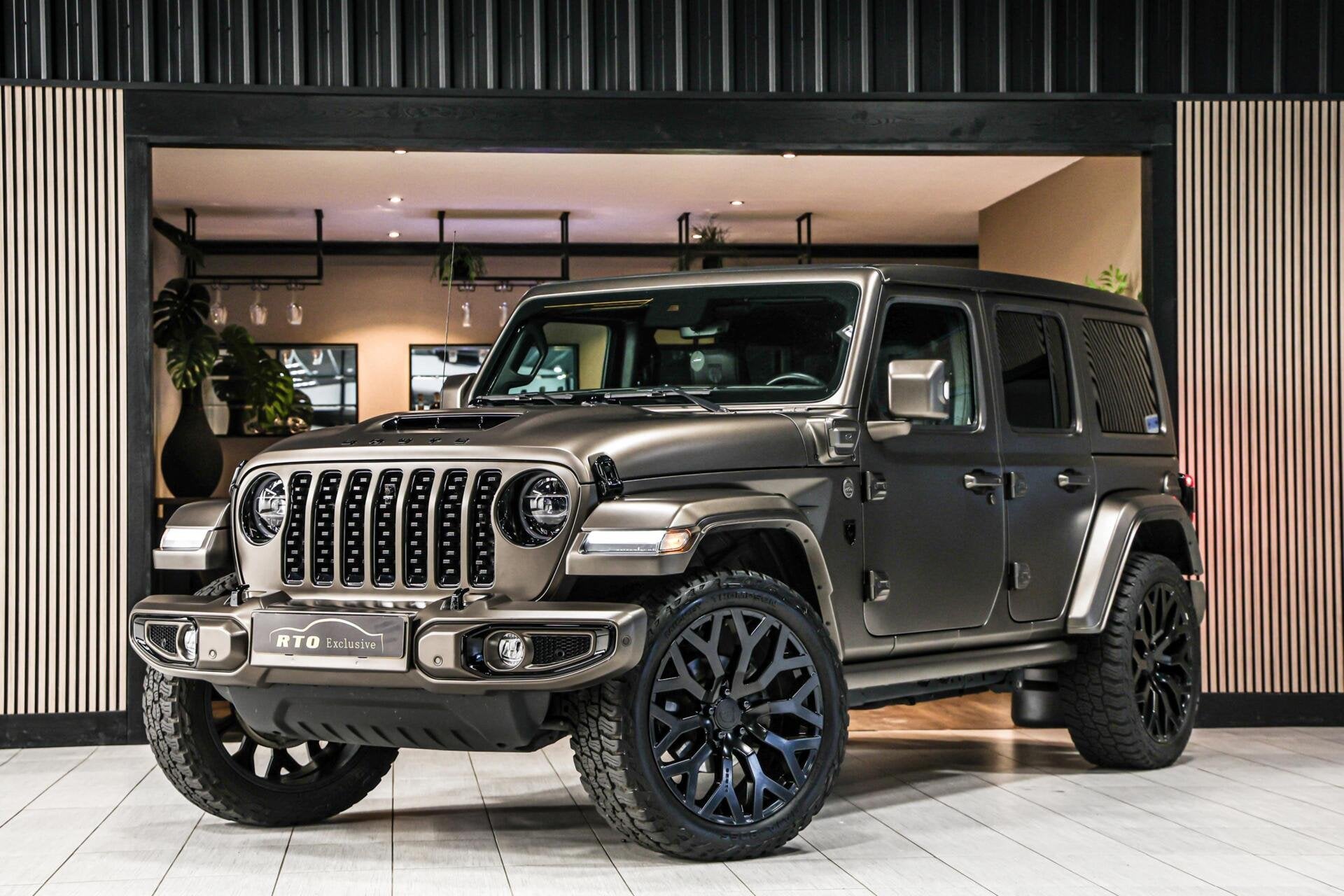 Jeep Wrangler Unlimited 4xe 380 Sahara|BRUTE|Cabrio|Matt|Led, Automaat, Dealer onderhouden, Euro 6, 4 cilinders