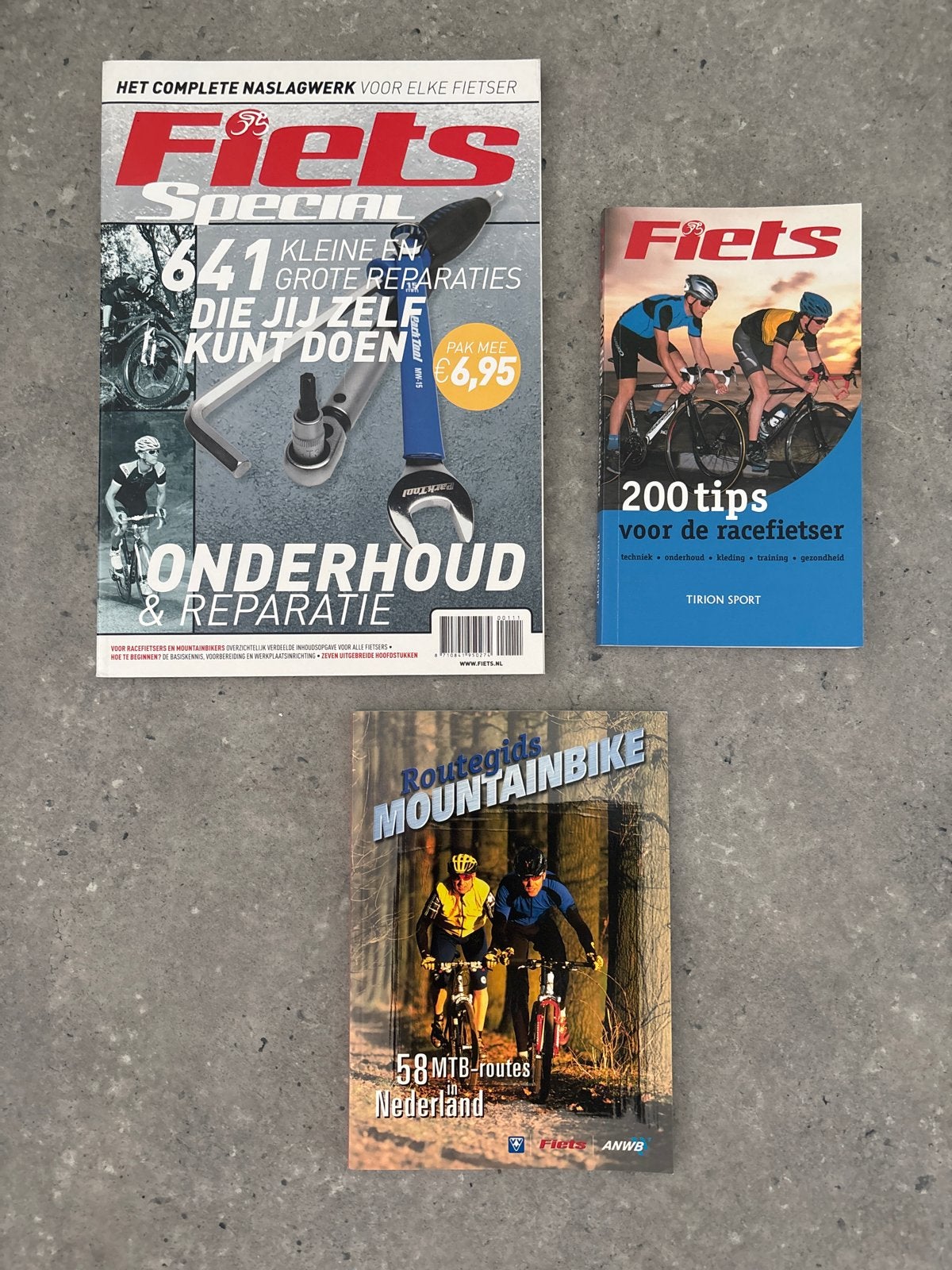 Fietsgidsen: Onderhoud, Racefiets & Mountainbike Routes, Boeken, Fiets- of Wandelgids, Ophalen of Verzenden, Zo goed als nieuw