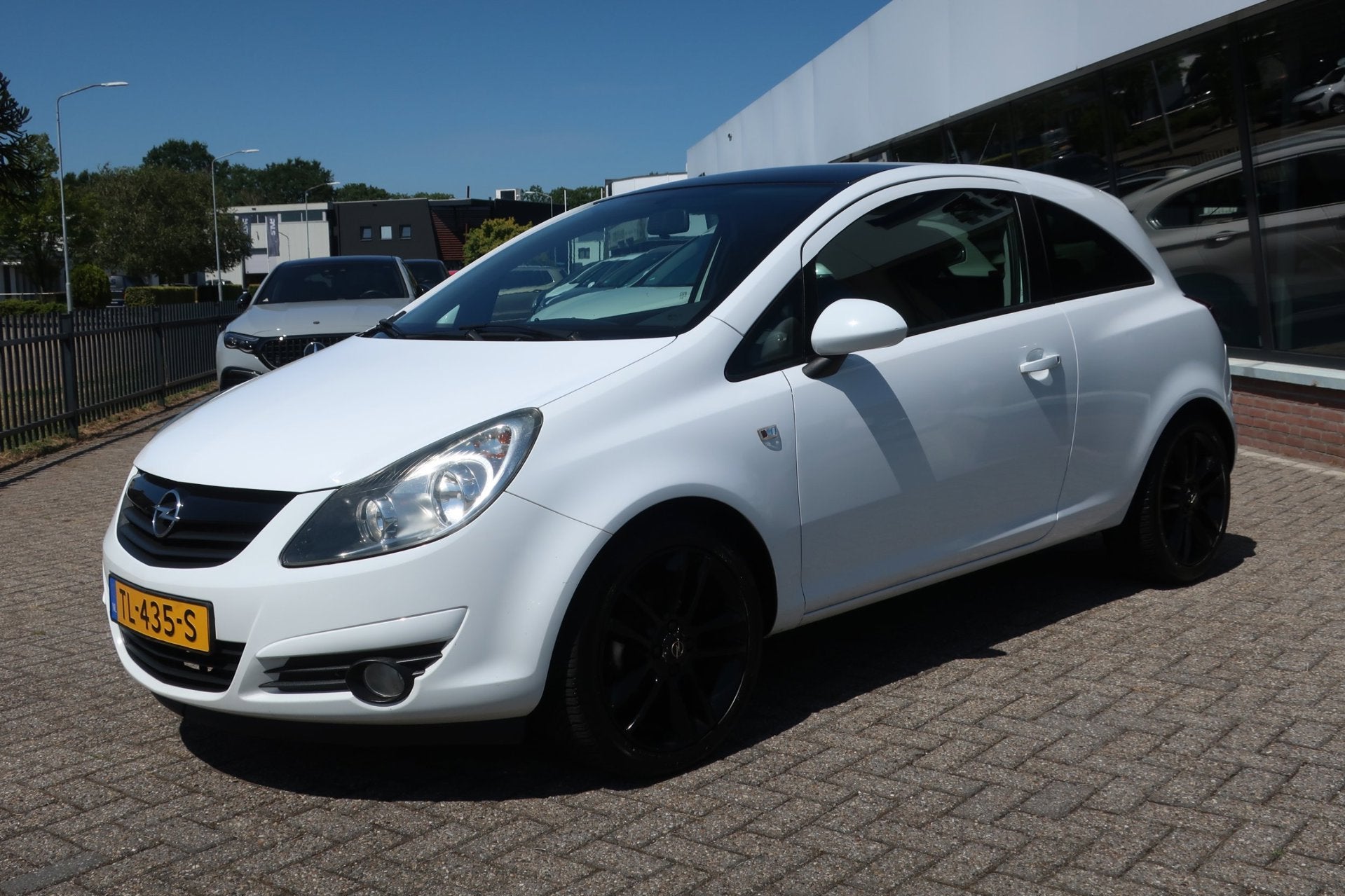 Opel Corsa 1.4-16V AIRCO_STL-VERW_STR-VERW_17-INCH., Auto's, Opel, Voorwielaandrijving, Euro 5, Stof, 4 cilinders
