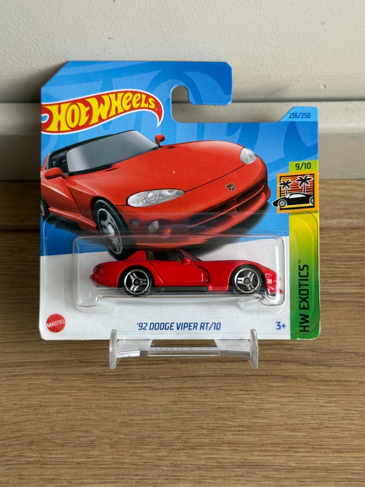 1992 Dodge Viper RT/10 Hot Wheels Mainline HW Exotics 9/10, Ophalen, Gebruikt, Auto