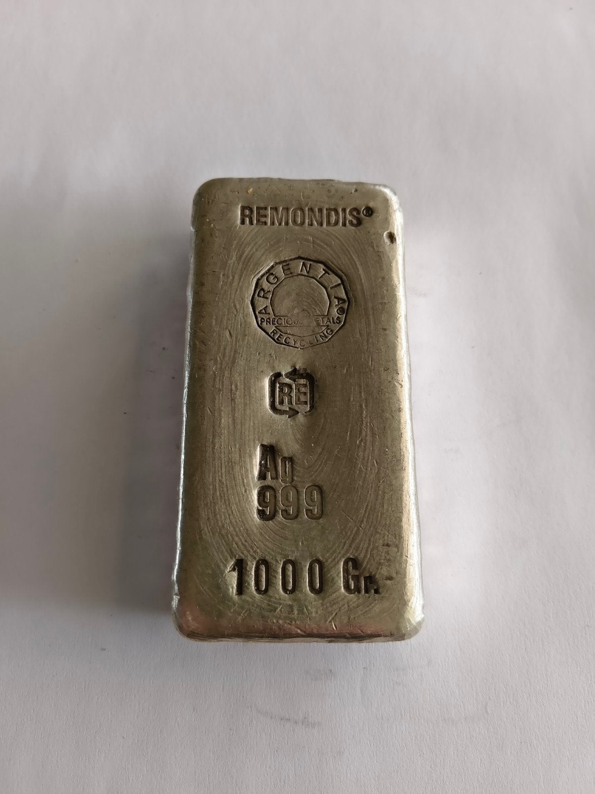 Remondis Zilverbaar 1 Kilo - Puur Zilver (Ag 999), Ophalen