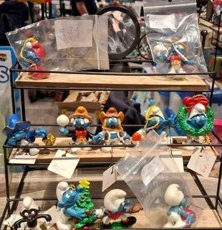 Smurfen divers vintage poppetjes boeken promo puzzels spelen, Ophalen of Verzenden, Zo goed als nieuw, Verschillende Smurfen, Overige typen