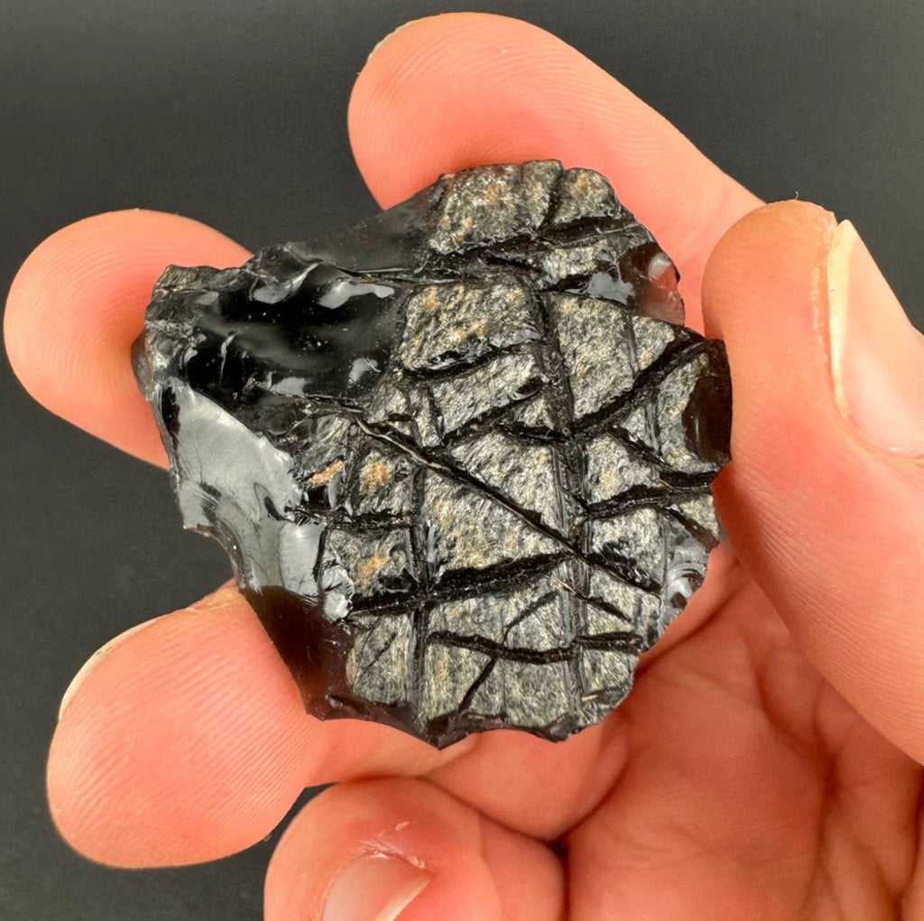 Obsidiaan uit Armenië, Ophalen of Verzenden, Mineraal