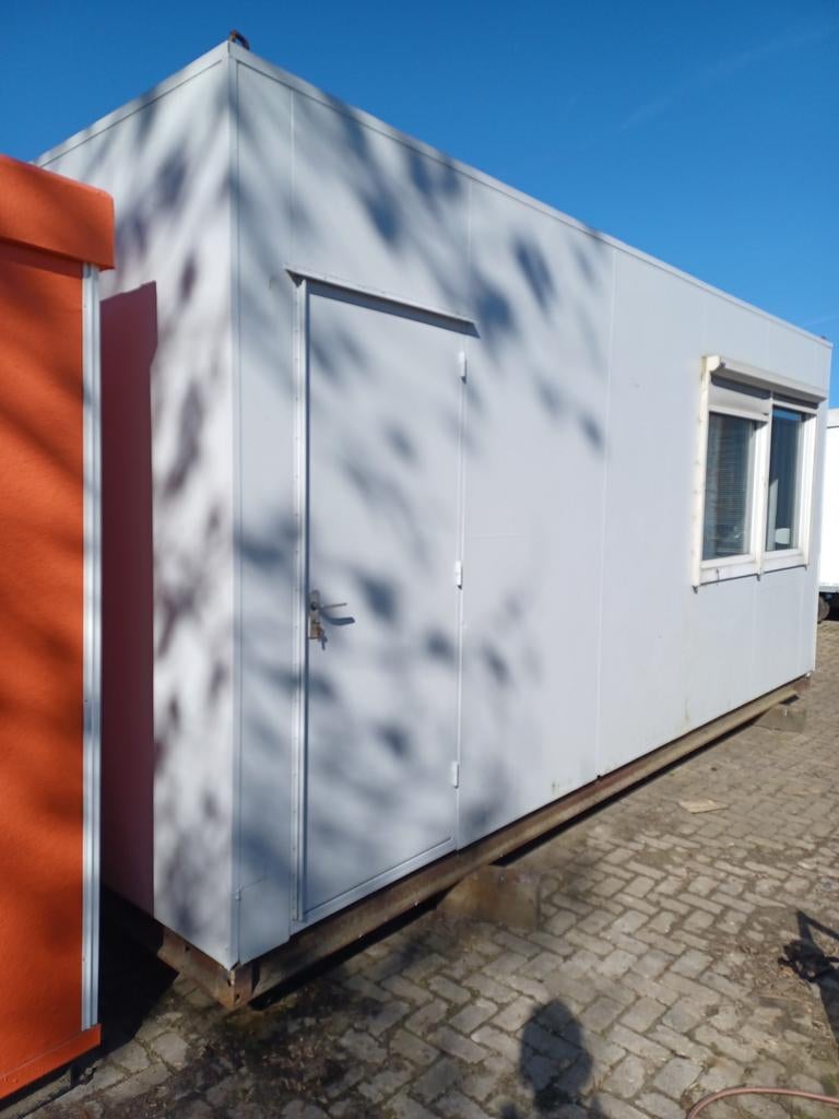 Kantoorunit / Bouwkeet met keukenblok, Zakelijke goederen, Machines en Bouw | Keten en Containers, Ophalen