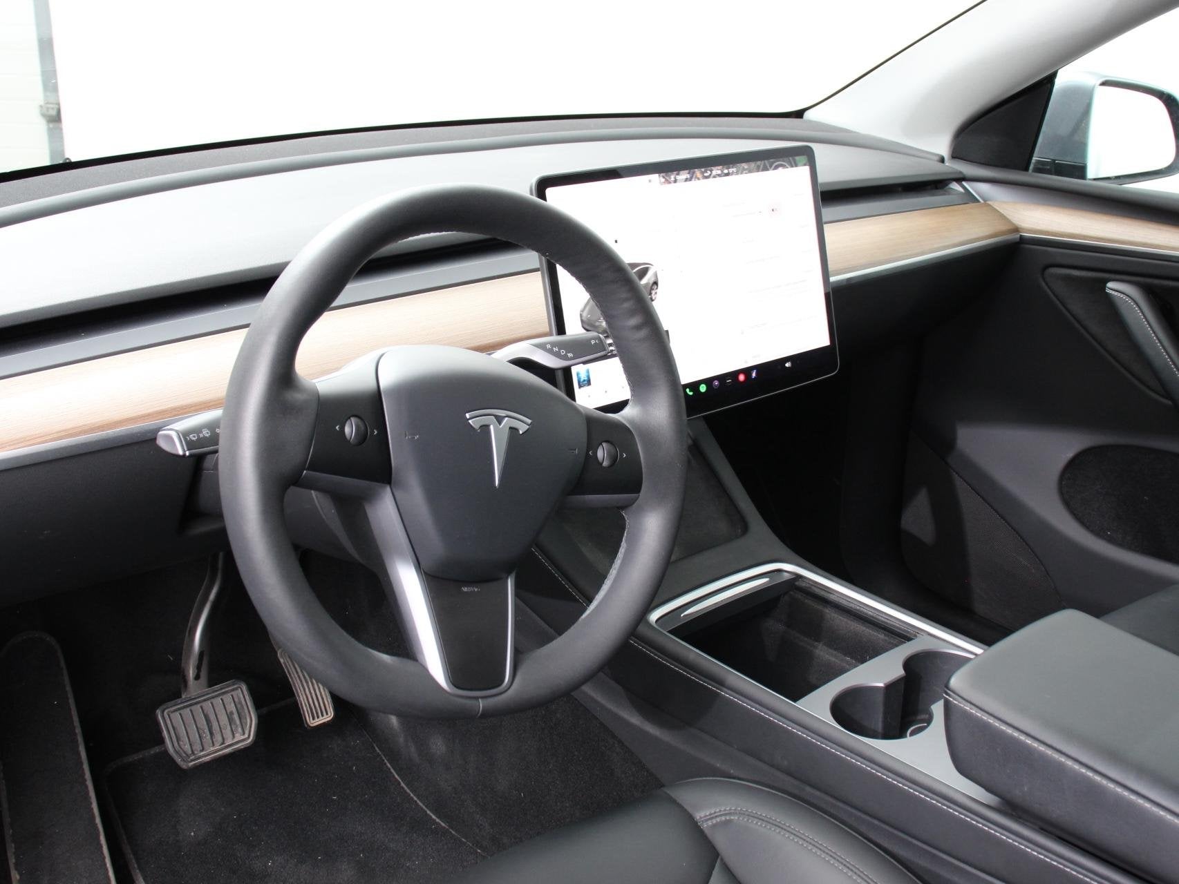 Tesla Model Y Long Range AWD 75 kWh Climate control Adaptiev, Auto's, Automaat, Gebruikt, 495 min, 347 pk