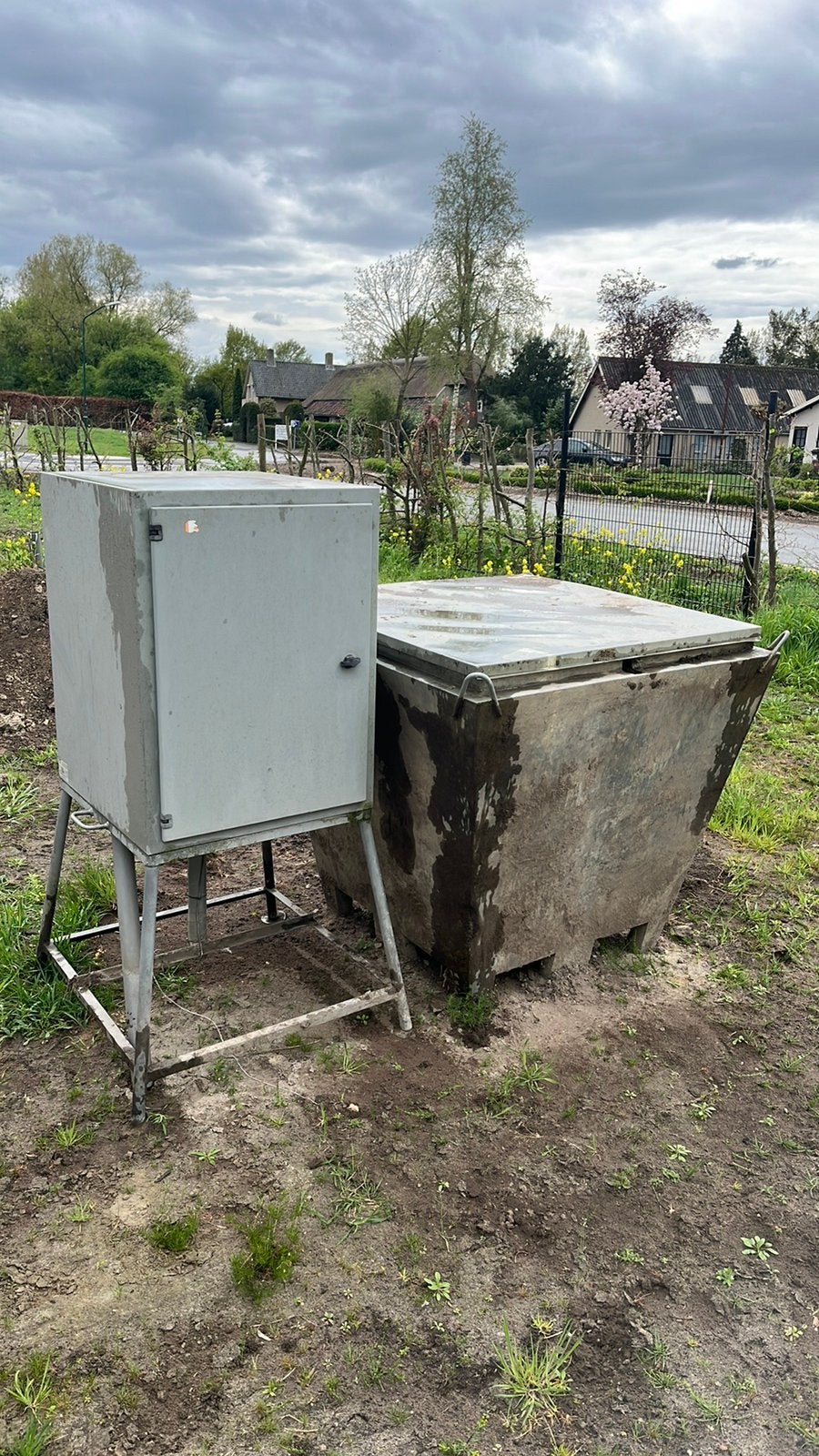 Bouw meterkast / waterput, Mannelijk, Geit