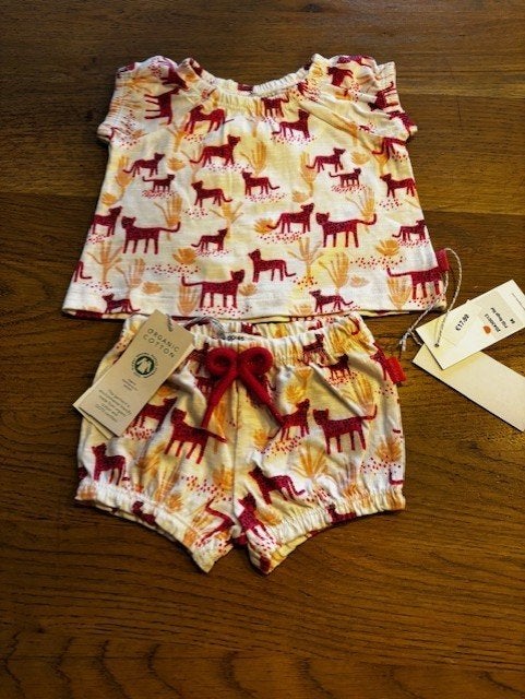 Nieuw Noppies setje maat 56 T-shirt & short (advr 179), Kinderen en Baby's, Babykleding | Maat 56, Meisje, Nieuw, Ophalen of Verzenden