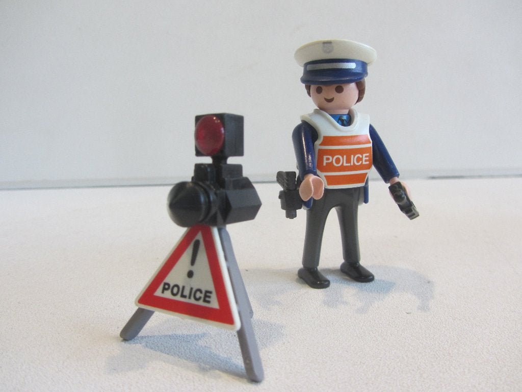 Playmobil Politie radarcontrole – 4900, Ophalen of Verzenden, Gebruikt, Losse onderdelen