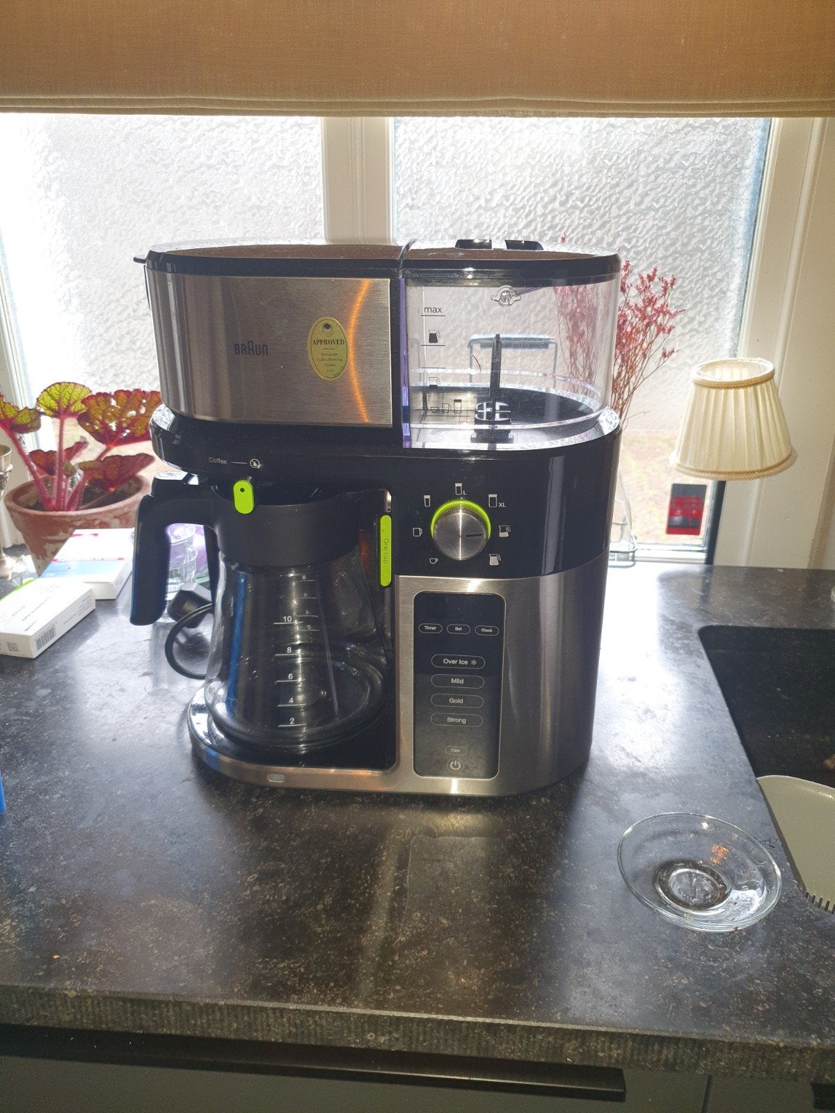 Braun Koffiezetapparaat KF9050 inclusief Melitta maler., Witgoed en Apparatuur, Koffiezetapparaten, Ophalen, Afneembaar waterreservoir