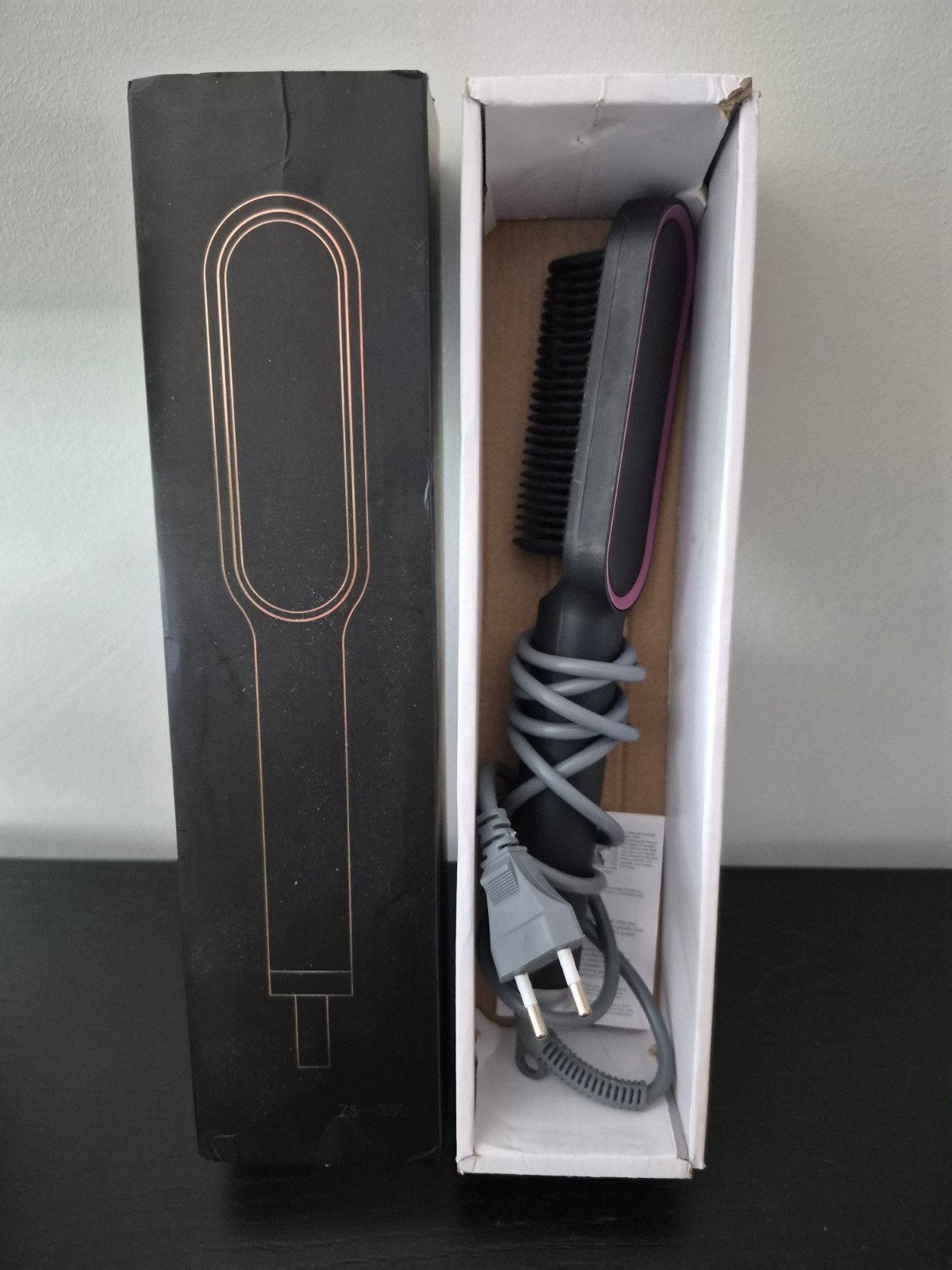 Hair straightener ZS-380 stijlborstel, Ophalen of Verzenden, Zo goed als nieuw