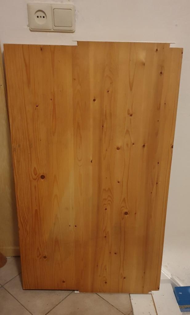 Lundia uitspringend bureaublad 100x40 blank gelakt uniek, Ophalen